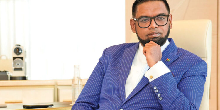 President Irfaan Ali. Photo by Keon Blades, courtesy of Guyana’s Office of the President.