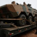 [1/5] Brazil's army moves armored vehicles from Manaus to Boa Vista to reinforce the border with Venezuela and Guyana due to tensions over Venezuelan claims to the Esequibo region, in Manaus Brazil, February 2, 2024. REUTERS/Bruno Kelly Acquire Licensing Rights