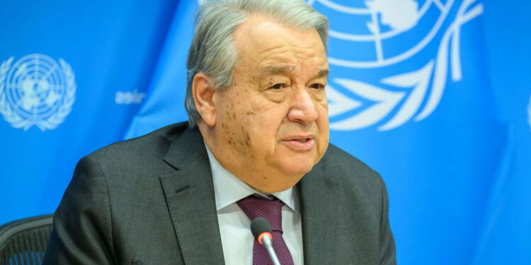 António Guterres, United Nations Secretary-General)