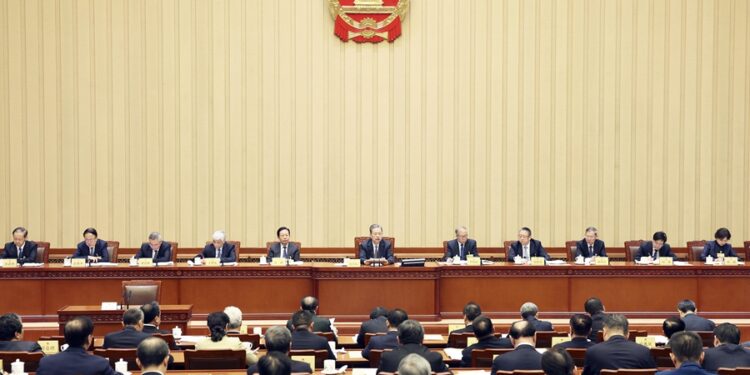 The Standing Committee of the 14th National People's Congress concludes its eighth session, Beijing, China, February 27, 2024. /Xinhua