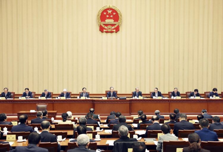 The Standing Committee of the 14th National People's Congress concludes its eighth session, Beijing, China, February 27, 2024. /Xinhua