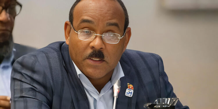 Prime Minister Gaston Browne of Antigua and Barbuda
