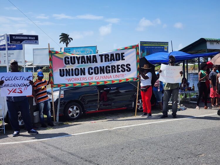 GTUC and IFAAD Mash Protest, February 23, 2024.