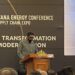 Guyana President Dr Irfaan Ali speaking at the Opening Ceremony of the 2024 Guyana Energy Conference and Supply Chain Expo.