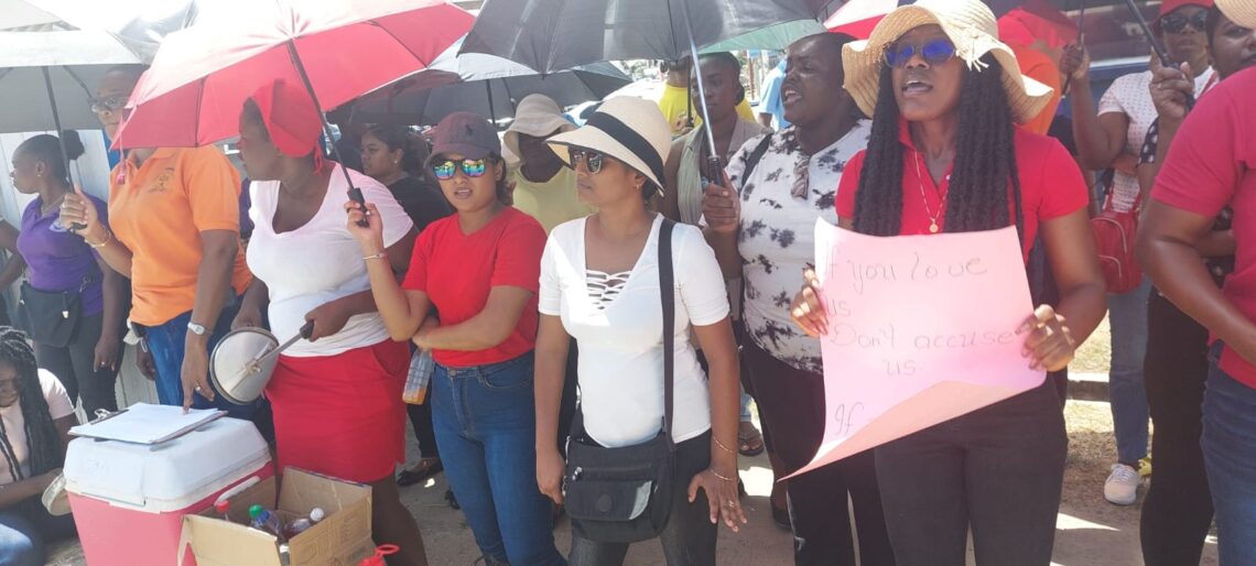 2024 February. Striking Teachers. Teacher Union's photo