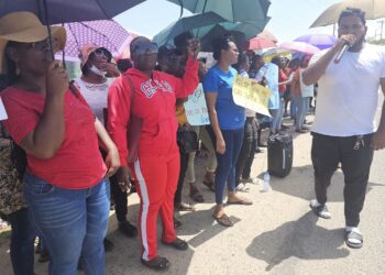 Teachers on strike- GTU photo