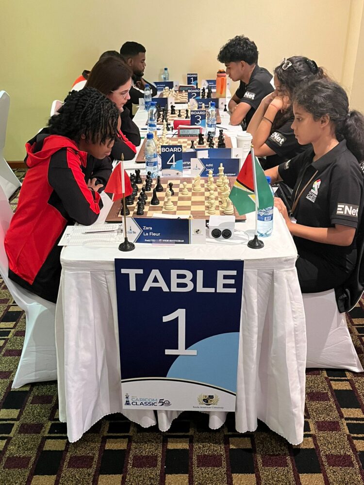 Trinidad round 2 against Guyana team 2