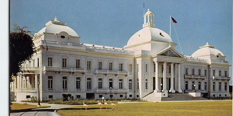 The Haitian Palace in Port-au-Prince, the official residence of the Haitian President.