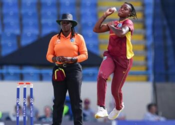 Chinelle Henry took 4-9 for Jamaica.