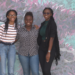 Proud: BSc. Architecture students; Ms Semira Greene, Ms Nia Bishop and Ms. Toquana McPherson.