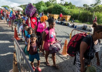Venezuelan refugees and migrants. IOM Photo