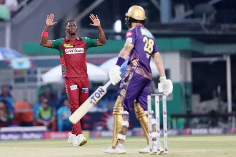 Shamar Joseph's first over on IPL debut went for 22 • BCCI