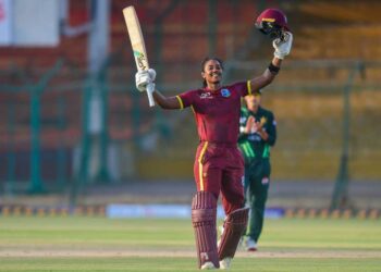 Hayley Matthews scored 141 off 149 balls in Karachi  •  PCB