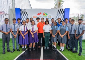 Participants of the competition with the team from SBM Offshore Guyana and the Ministry of Education