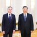 Chinese President Xi Jinping meets with U.S. Secretary of State Antony Blinken at the Great Hall of the People in Beijing, capital of China, April 26, 2024. (Xinhua/Huang Jingwen)
