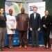 United States of America Embassy Officials along with the University of Guyana officials pose for a photo after the Discussion