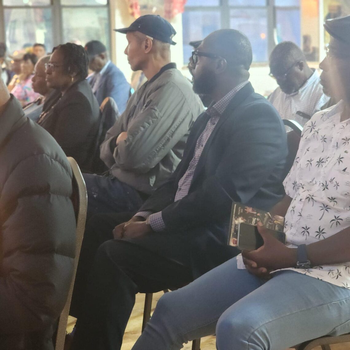 The part of the audience at the Brooklyn Town hall meeting, May 10, 2024