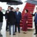 Chinese President Xi Jinping arrives in Paris for a state visit to France at the invitation of French President Emmanuel Macron, May 5, 2024. Xi was received by French Prime Minister Gabriel Attal at Paris Orly airport upon arrival. (Xinhua/Ding Lin)