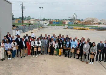 On May 7, a delegation of more than 50 Guyanese attending the Offshore Technology Conference in Houston, Texas, toured the facilities of US-based consortium, Lindsayca-CH4 (LNDCH4).