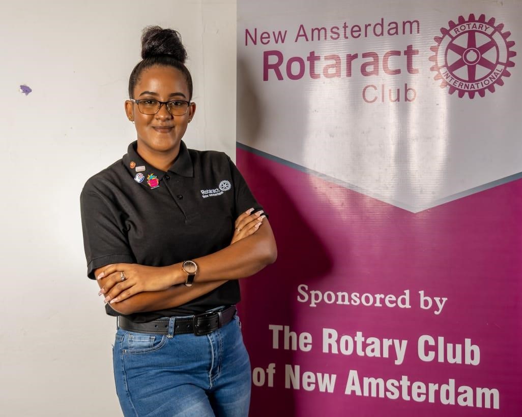 Ellisa at a Rotaract event