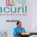 Professor Paloma Mohamed Martin delivering her keynote address at the Opening of ACURIL at the Pegasus Hotel, Kingston Georgetown.