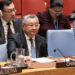 China's permanent representative to the United Nations, Fu Cong, attends a Security Council meeting at UN Headquarters in New York, May 29, 2024. /CFP