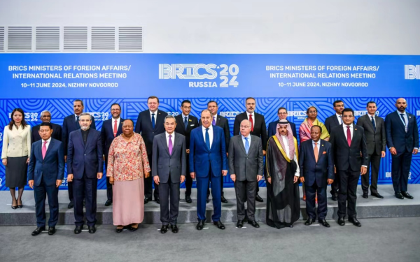 The "BRICS Plus" dialogue at the foreign ministers' level is held in Nizhny Novgorod, Russia, June 11, 2024. /Chinese Foreign Ministry