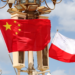 National flags of China and Poland. /CFP