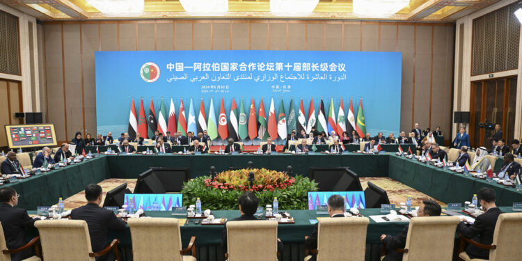 Representatives of Arab countries attend the opening ceremony of the 10th Ministerial Conference of the China-Arab States Cooperation Forum in Beijing on May 30. [Photo/Xinhua]