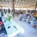 President Dr Mohamed Irfaan Ali engaging the residents of Santa Mission, Region Three