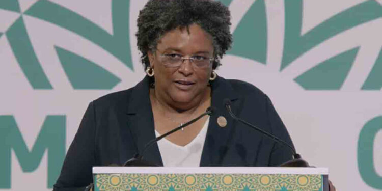 Former CARICOM Chair, Barbados Prime Minister Mia Amor Mottley