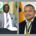 From left former APNU Chairman Aubrey Norton MP and newly elected Chairman Vincent Henry MP