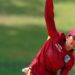 Karishma Ramharack took 2-29 in 5.2 overs for the West Indies.