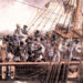 Enslaved Africans being transported aboard European ships to the Americas and th Caribbean