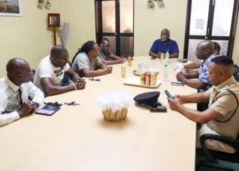 PM Phillips met with key stakeholders to address flooding issues (DPI photo)