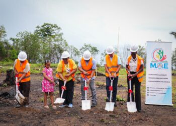 Sod turning for $253M Secondary School for Micobie Village in Region 8, Tuesday, July 23, 2024