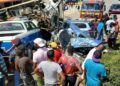 File-Fatal accident in Guyana. Photo: Ministry of Public Works