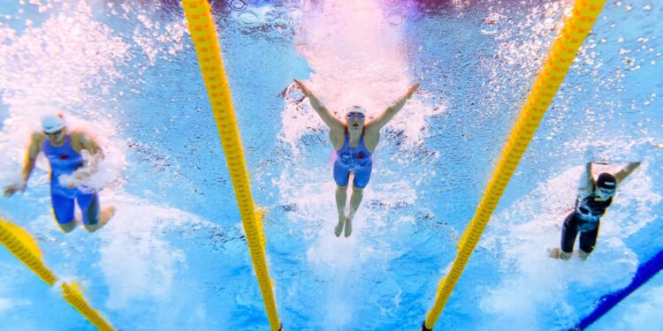 China swimmers (New York Times photo)