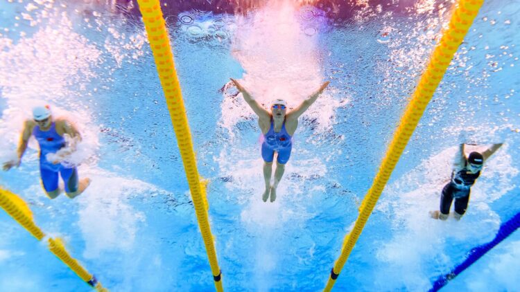 China swimmers (New York Times photo)