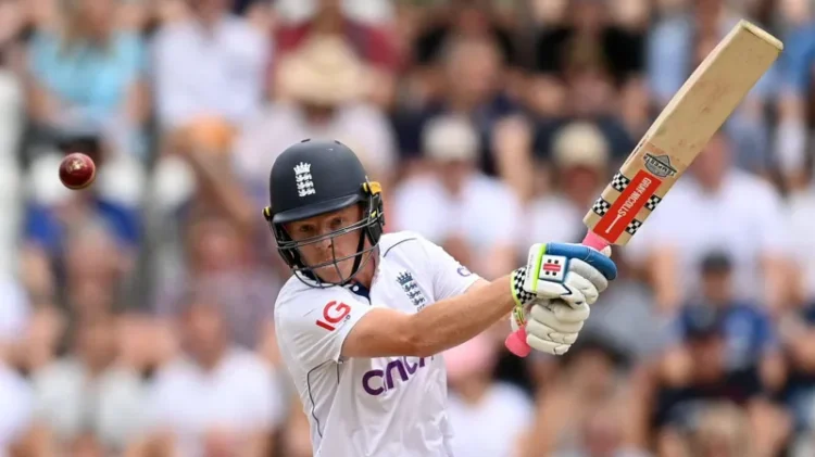 England batter Ollie Pope made his Test debut against India in August 2018. Getty Image