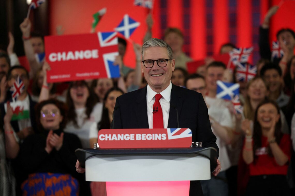 Britain's new Prime Minister Keir Starmer