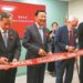 Chinese Ambassador to the United States Xie Feng (second from left) attends the opening ceremony of the China Council for the Promotion of International Trade's new office in Washington, DC, on July 30, 2024. (MINLU ZHANG/CHINA DAILY)