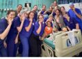 The medical team that successfully performed the second paediatric cardiac surgery.