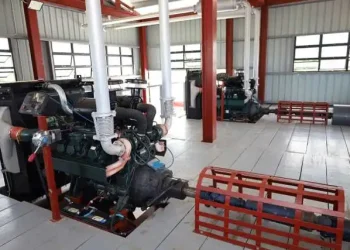 An interior view of the Adventure Pump Station (DPI Photo)