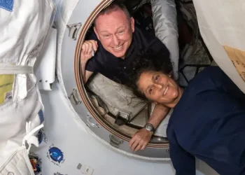 NASA astronauts Butch Wilmore and Sunita Williams will spend more than 240 days in space before their journey home. How does that compare to spaceflight records? (Image credit: NASA)
