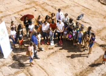 Sod turning for Rockstone Nursery School on Monday, August 12, 2024