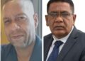 From left Mark Benschop and Minister Mustapha Zulfikar
