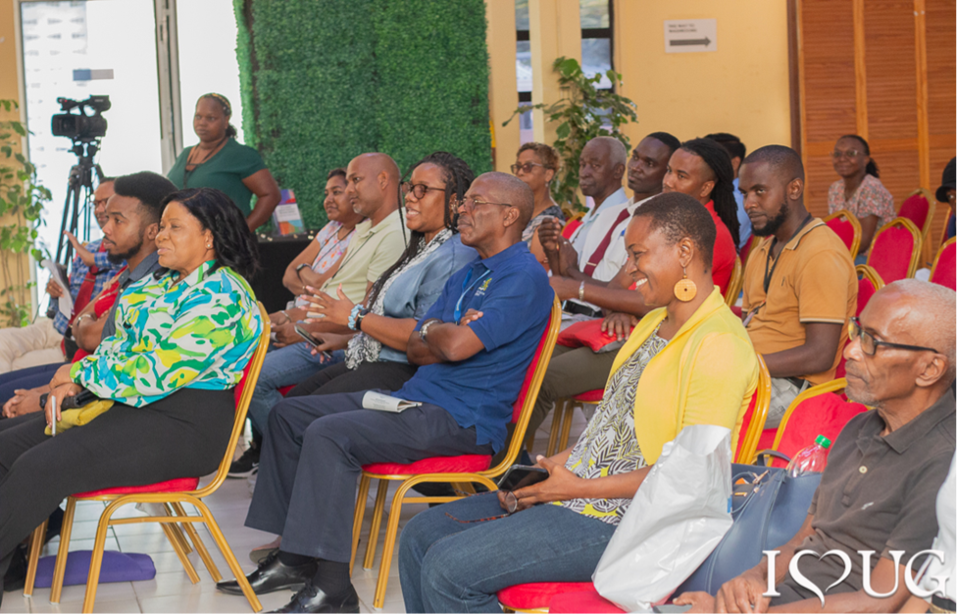 A section of the audience at the Book Launch at UG’s Education Lecture Theatre (ELT) on Friday.