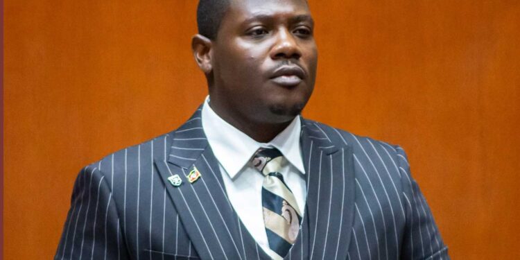 Newly appointed Minister of Agriculture, Lands, Fisheries, and the Blue Economy, Anthony Smith Jr.