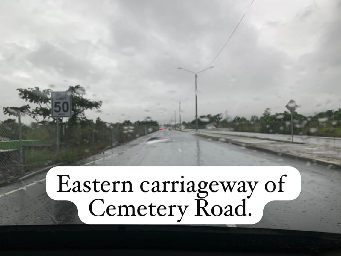 The Eastern carriageway of Cemetery Road, originally slated for completion in July 2023 was not completed until mid August 2024